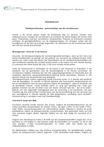 Lees het persbericht - Assuralia