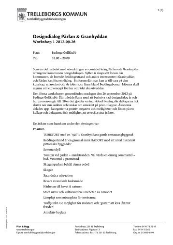 Workshop 1 - Analys (PDF-dokument, 63 kB) - Trelleborg