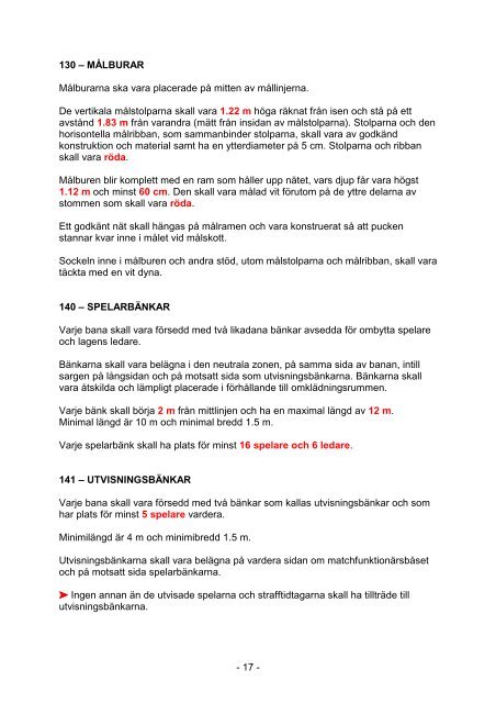 OFFICIELL REGELBOK 2002/2003