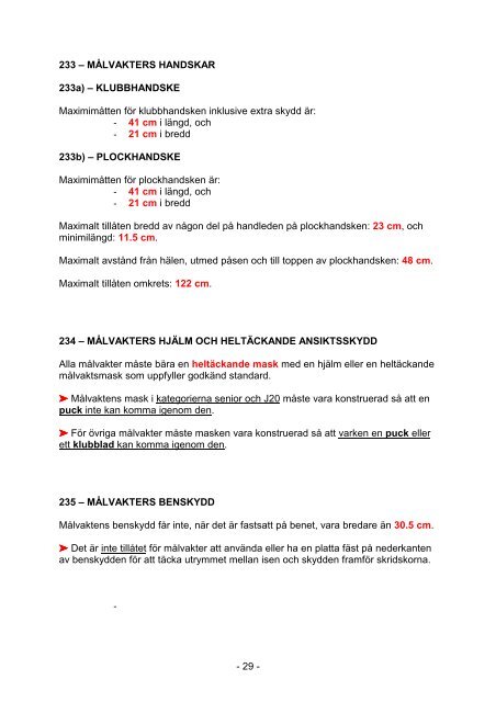 OFFICIELL REGELBOK 2002/2003