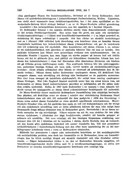 Sociala meddelanden. 1932: 7-12 (pdf) - Statistiska centralbyrån
