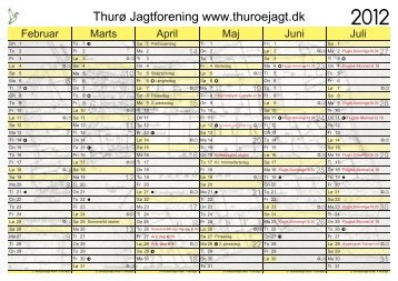 Thurø Jagtforening www.thuroejagt.dk - Thurø Jagtforenings