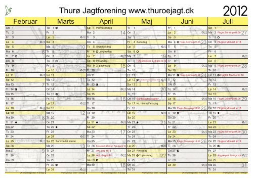 Thurø Jagtforening www.thuroejagt.dk - Thurø Jagtforenings