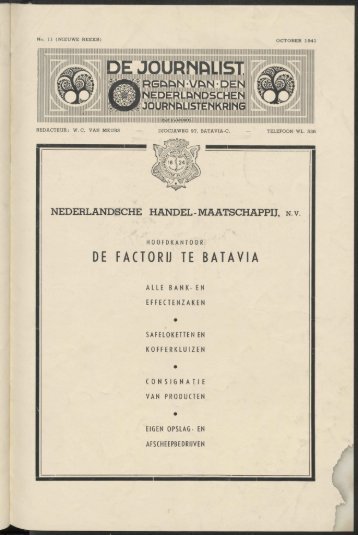 DE FACTORIJ TE BATAVIA