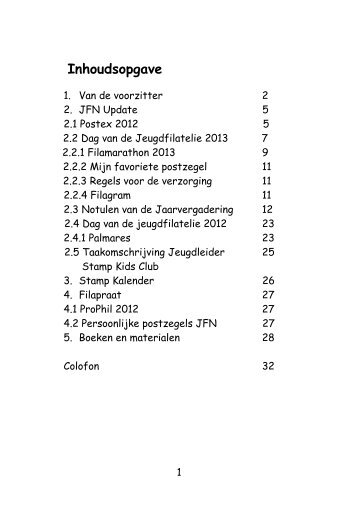 Downloaden - JeugdFilatelie Nederland