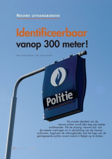 Nieuwe uithangborden - Federale politie