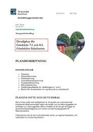 PLANBESKRIVNING Detaljplan för Gårdskär 7:1 och 8:1. Gårdskärs ...