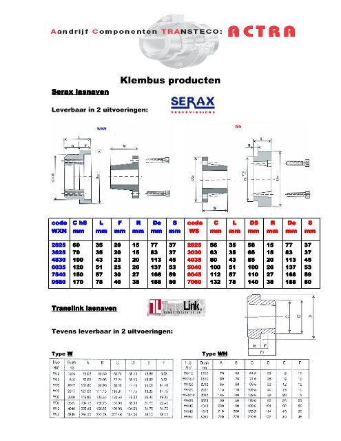 Klembus producten