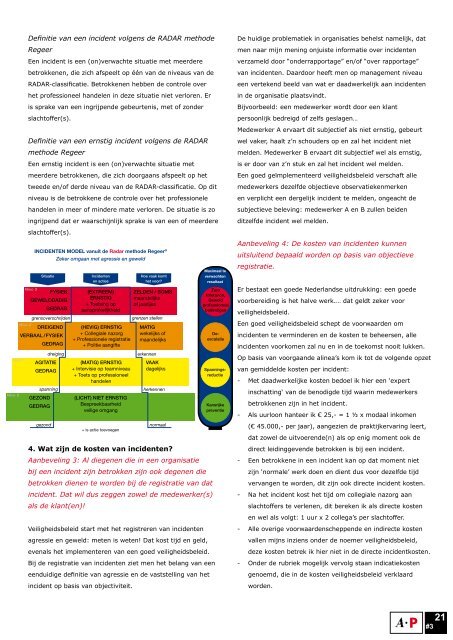 Kosten en baten van agressie veiligheidsbeleid - Tijdschrift over ...