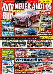 Die sichersten Autos...und die gefährlichsten - Auto Bild