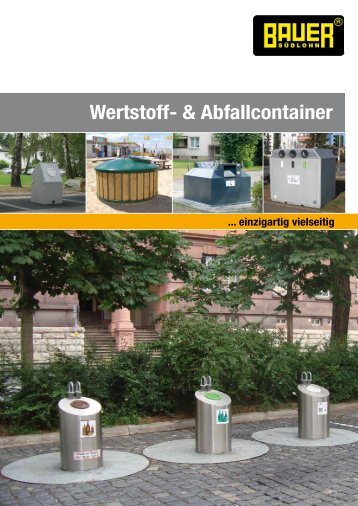 Wertstoff- & Abfallcontainer - Bauer Gmbh