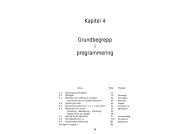 Kapitel 4 Grundbegrepp i programmering - Polyformia
