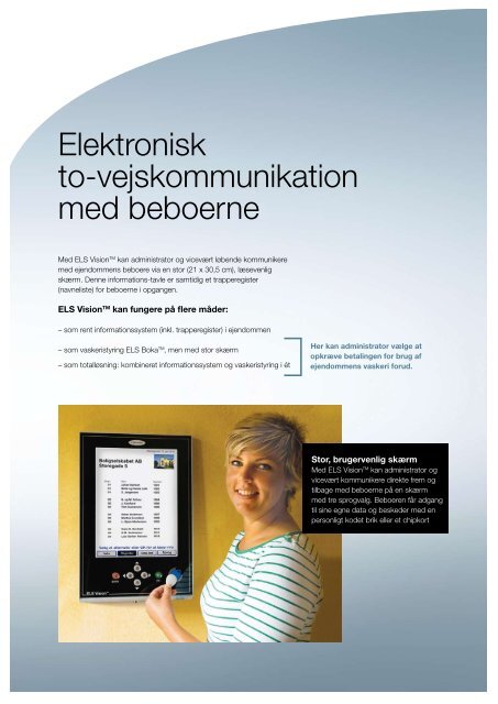 ELS VisionTM - Electrolux Laundry Systems