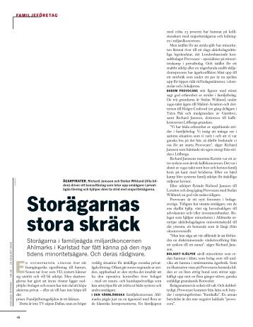 Storägarnas stora skräck