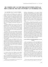 de codificatie van het belgisch internationaal privaatrecht ... - IPR.be