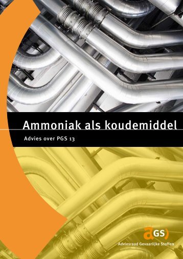 'Ammoniak als koudemiddel' [pdf] - Raad voor de leefomgeving en ...