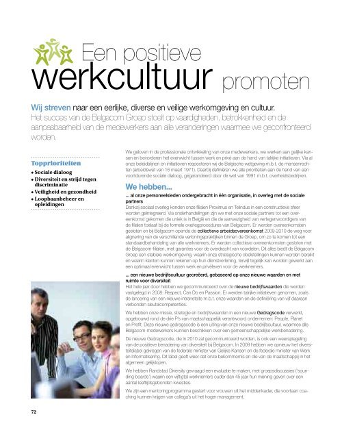 Activiteitenverslag 2009 - Belgacom