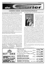 De Courier 15 februari - Stichting Buurtontwikkeling Heerlerbaan