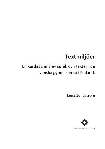 Textmiljöer