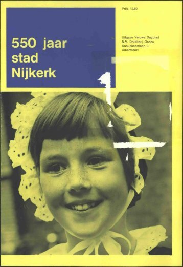 Boekje 550 jaar stad Nijkerk - Nijkerk 600 jaar