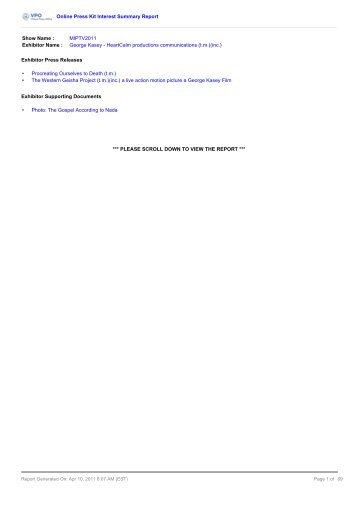 Media Usage Report (PDF File) - Virtual Free University