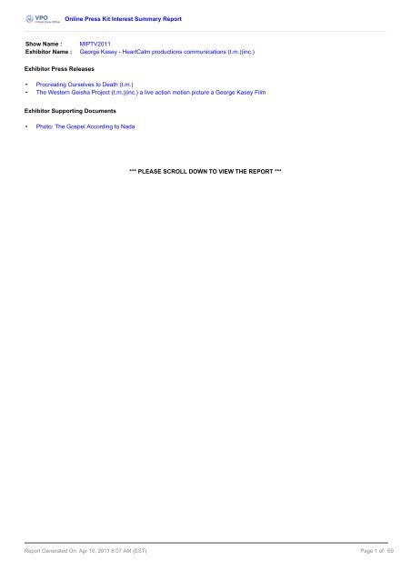 Media Usage Report (PDF File) - Virtual Free University