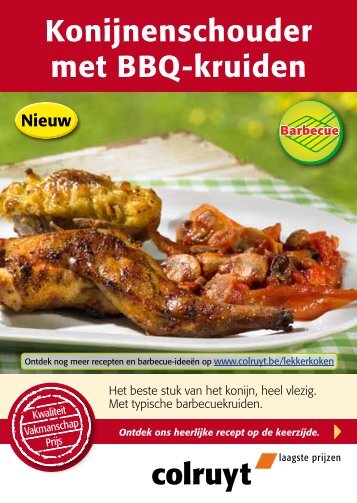 Konijnenschouder met BBQ-kruiden - Beenhouwerij - Colruyt