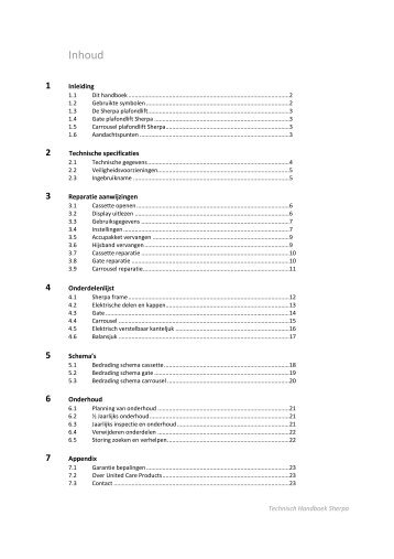 Technisch handboek - United Care