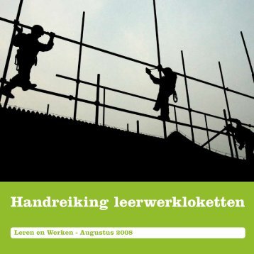 Handreiking leerwerkloketten - Kennisbank Leven Lang Leren