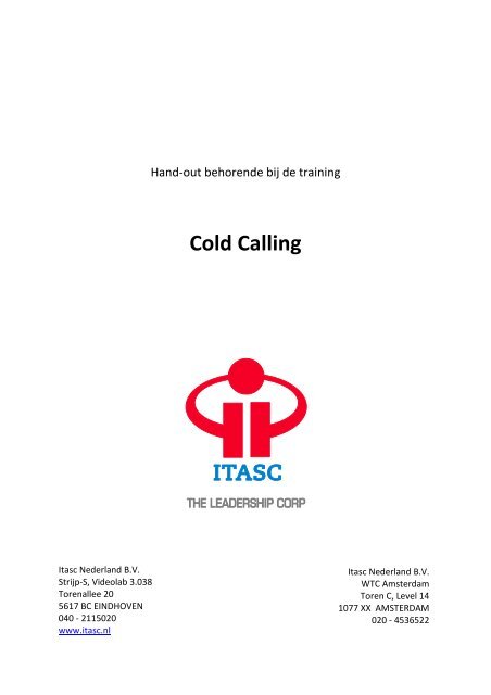 Cold Calling - Itasc