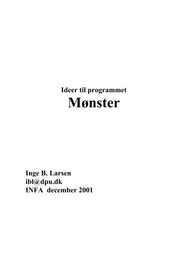 Ideer til programmet Mønster.pdf - INFA