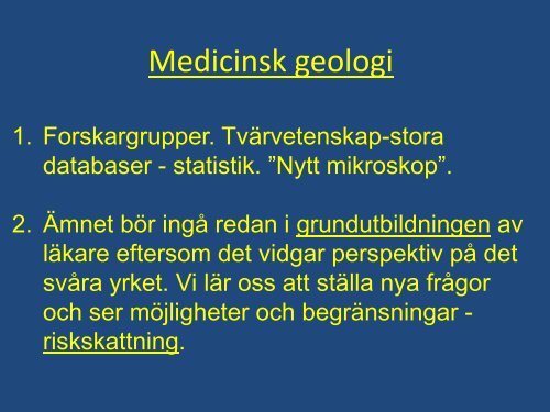 Geologi-Medicin