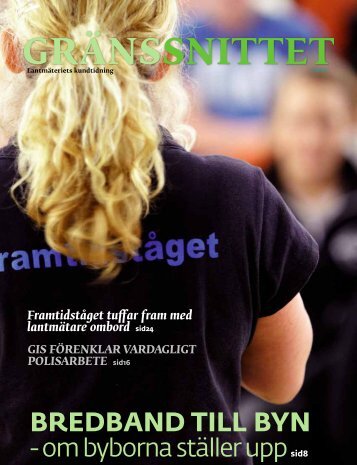 Artikel ur Gränssnittet 1/2010 (pdf) - Lantmäteriet