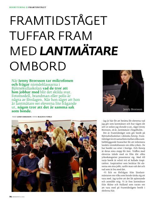 Artikel ur Gränssnittet 1/2010 (pdf) - Lantmäteriet