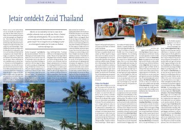 Jetair ontdekt Zuid Thailand - Travel Magazine