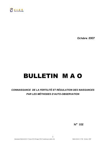 Bulletin n°102 - Cler Amour et Famille