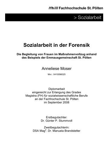 Sozialarbeit in der Forensik