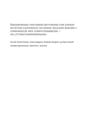 Download as PDF here - Det Nationale Forskningscenter for ...