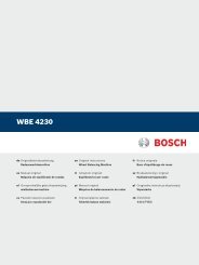 WBE 4230 - Bosch Diagnostics