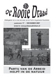 De Rode Draad Dec 2007 - PvdA Altena