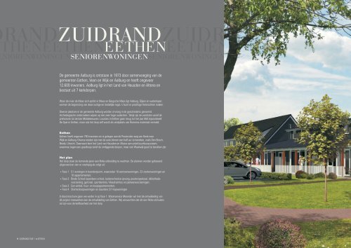 verhuurbrochure van de seniorenwoningen - Woonservice Meander