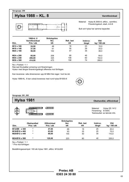 Pretec katalog