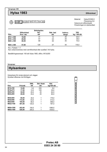 Pretec katalog