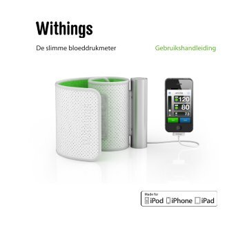 Uw Withings bloeddrukmeter