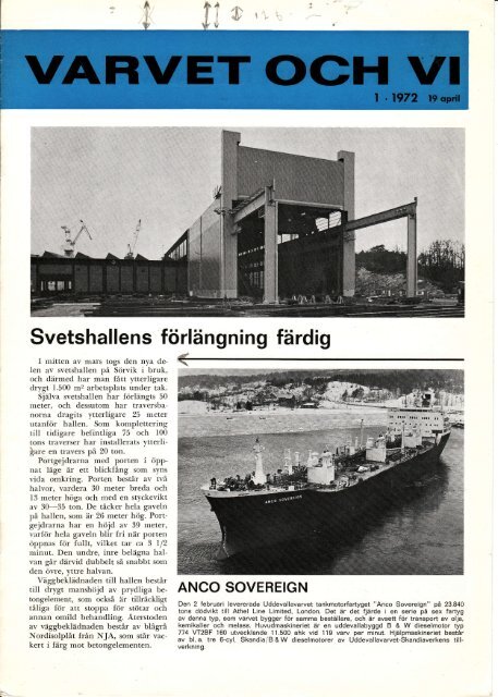 Nr. 1 - Uddevalla Varvs- och Industrihistoriska Förening