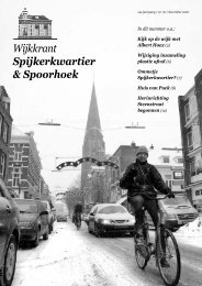 nummer 6 van 2010 - Spijkerkwartier/Spoorhoek