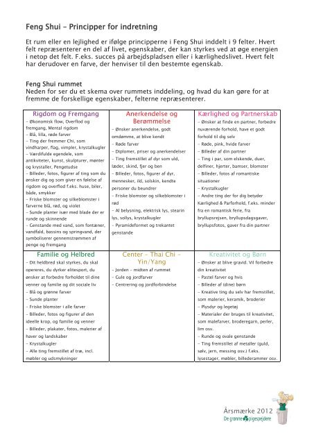 feng shui principper feng shui principper