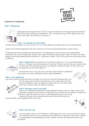 Download PDF leginstructie tapijttegels - TapijtTegel Centrale