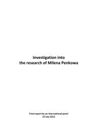 Investigation into the research of Milena Penkowa - Nyheder