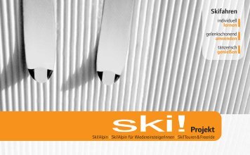 Broschüre: Ski!projekt - Initiative Sichere Gemeinden